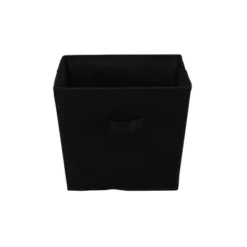 Household Essentials 2pk Medium Tapered Bins Black