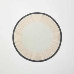 Round Border Stripe Braided Area Rug Neutral - Hearth & Hand™ With Magnolia -Home Decoration Store GUEST 23efbf88 d6a6 44d4 a17e 2a0c02a67837