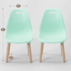 Set Of 2 Kid Century Modern Kids' Chairs - B. Spaces 13 Set Of 2 Kid Century Modern Kids' Chairs - B. Spaces -Home Decoration Store GUEST 24c782bd c9a2 4455 9817 6cb28f77dbbb