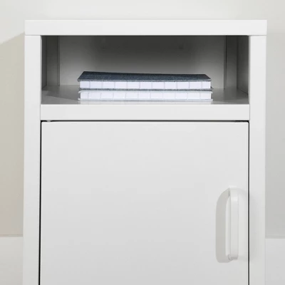 Sweedi Metal 1-Door Nightstand - South Shor 4 Sweedi Metal 1-Door Nightstand - South Shor - Image 4