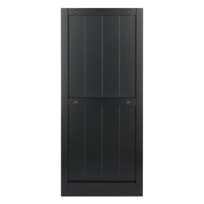 27" Timothy Shelf 2X2 Slots Black - Winsome 2 27" Timothy Shelf 2X2 Slots Black - Winsome - Image 2