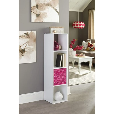 Closetmaid 102900 Decorative Home Stackable 4-Cube Cubeicals Organizer Storage In White With Hardware For Toys, Office, Or Home 2 Closetmaid 102900 Decorative Home Stackable 4-Cube Cubeicals Organizer Storage In White With Hardware For Toys, Office, Or Home - Image 2