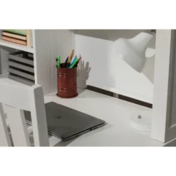 Kids' Highlands Desk With Hutch White - Hillsdale Furniture -Home Decoration Store GUEST 25fae09a 9e55 4c0c 8aa1 dd769d5d9d5e