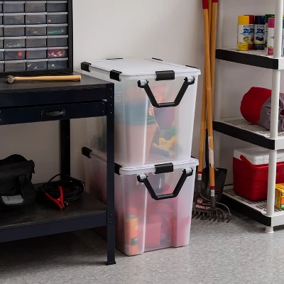 IRIS USA WEATHERPRO Airtight Plastic Storage Bin With Lid And Seal And Secure Latching Buckles 2 IRIS USA WEATHERPRO Airtight Plastic Storage Bin With Lid And Seal And Secure Latching Buckles - Image 2