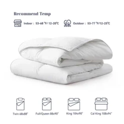 Peace Nest 360 Thread Count White Down Comforter Duvet Insert -Home Decoration Store GUEST 27bce743 20eb 43e8 9db7 83ee6481df19