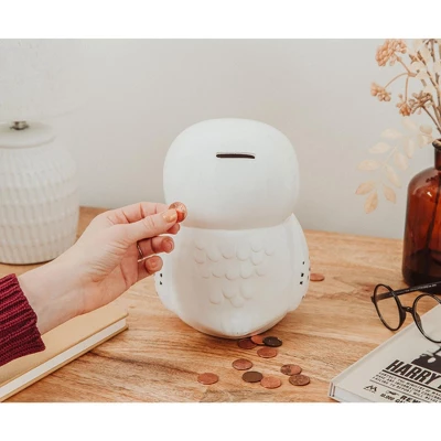 Silver Buffalo Harry Potter Chibi Hedwig 8-Inch Figural Coin Bank Storage | Toynk Exclusive 4 Silver Buffalo Harry Potter Chibi Hedwig 8-Inch Figural Coin Bank Storage | Toynk Exclusive - Image 4