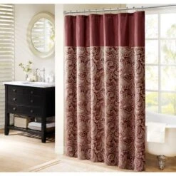 Paisley Jacquard Polyester Shower Curtain -Home Decoration Store GUEST 2b292712 c68b 41e7 a19b 4b14b0d473a2