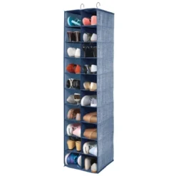 MDesign Large 20 Shelf Fabric Over Rod Closet Hanging Storage Unit -Home Decoration Store GUEST 2b2cf443 efad 4ca4 a19d 8dfbc5d0e688
