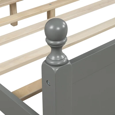 Twin Over Full Loft Bed With Cabinet - ModernLuxe 7 Twin Over Full Loft Bed With Cabinet - ModernLuxe - Image 7