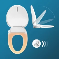 Electronic Smart Toilet Seat With Dryer Fits Elongated Toilets White - BidetMate -Home Decoration Store GUEST 2d36160c 0ff9 414f bde0 a9e42384540f