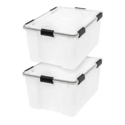 IRIS USA WEATHERPRO Airtight Plastic Storage Bin With Lid And Seal And Secure Latching Buckles 30 IRIS USA WEATHERPRO Airtight Plastic Storage Bin With Lid And Seal And Secure Latching Buckles -Home Decoration Store GUEST 2d571e61 896b 4d50 9a53 7ee5e558cb68