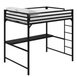 Full Max Metal Loft Bed With Desk - Room & Joy -Home Decoration Store GUEST 2e70a03e 3f09 44cd 8605 e825b6417312