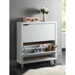 Simms Modern Shoe Cabinet - Baxton Studio -Home Decoration Store GUEST 2eddcbde e3f8 4853 9ce1 f2868fbcc521