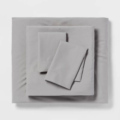 Stripe Microfiber Reversible Comforter & Sheet Set Gray - Room Essentials™ 6 Stripe Microfiber Reversible Comforter & Sheet Set Gray - Room Essentials™ - Image 6