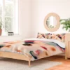 Ninola Design Abstract Watercolor Mineral Cotton Duvet Set - Deny Designs
