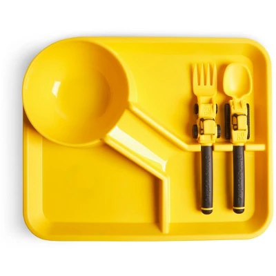 3pc Plastic Dinnerware Set - Dinneractive 1 3pc Plastic Dinnerware Set - Dinneractive