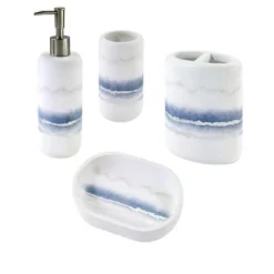 Avanti The Now House By Jonathan Adler Vapor 4 Pc Bath Accessory Set