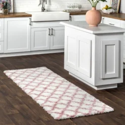 NuLOOM Nelda Trellis Kids Shag Area Rug