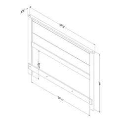 Fynn Headboard - Full - South Shore -Home Decoration Store GUEST 353995d7 0518 4092 8bef 2dcf710c0024