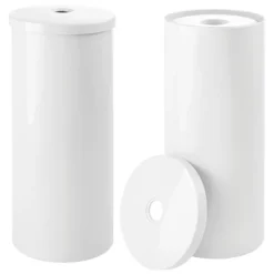 MDesign Toilet Tissue Roll Holder Canister Stand, Stores 3 Rolls, 2 Pack -Home Decoration Store GUEST 35f181b6 3cd9 4fb2 a945 36e821fbbb6d