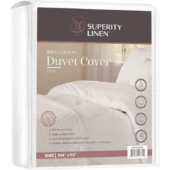 Superity Button Closure 100% Cotton Duvet Cover – White 12 Superity Button Closure 100% Cotton Duvet Cover – White -Home Decoration Store GUEST 3641c89b 1b14 4e67 bda8 1b0545034743