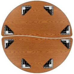 Emma And Oliver 2 Piece 47.5" Circle Wave Collaborative Grey Adjustable Activity Table Set -Home Decoration Store GUEST 39427406 1dc3 4733 87e5 2a437963002d