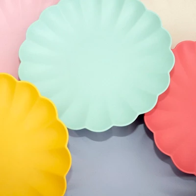 Meri-Meri Meri Meri Small Multicolor Reusable Bamboo Plates (Pack Of 6) 3 Meri-Meri Meri Meri Small Multicolor Reusable Bamboo Plates (Pack Of 6) - Image 3