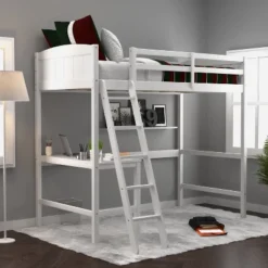 Twin Alexis Wood Arch Loft Bed With Desk - Hillsdale Furniture -Home Decoration Store GUEST 3a08704c 16a9 42b9 b5db d3b209e2af5b