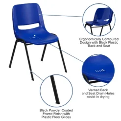 Flash Furniture HERCULES Series 440 Lb. Capacity Kid's Navy Ergonomic Shell Stack Chair With Black Frame And 14" Seat Height 12 Flash Furniture HERCULES Series 440 Lb. Capacity Kid's Navy Ergonomic Shell Stack Chair With Black Frame And 14" Seat Height -Home Decoration Store GUEST 3a581e45 0dff 4b01 a032 abc5413b9d92