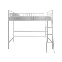 Twin Kaila Metal Loft Bed White - Room & Joy 11 Twin Kaila Metal Loft Bed White - Room & Joy -Home Decoration Store GUEST 3a8681a8 917d 4332 aa62 0db68cdda968