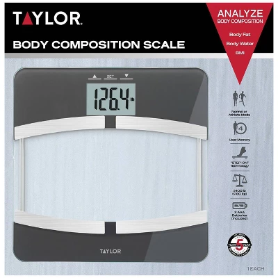 Body Composition Scale Gray - Taylor 5 Body Composition Scale Gray - Taylor - Image 5