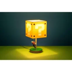 14" Nintendo Super Mario Block Table Lamp -Home Decoration Store GUEST 41e30422 bb76 4f1f 9d67 3474734ccbdd
