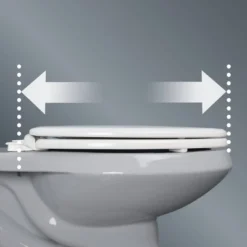 Kendall Never Loosens Elongated Enameled Wood Toilet Seat With Easy Clean And Slow Close Hinge White - Mayfair By Bemis 13 Kendall Never Loosens Elongated Enameled Wood Toilet Seat With Easy Clean And Slow Close Hinge White - Mayfair By Bemis -Home Decoration Store GUEST 43902425 4bd8 47f3 969f b3da84f94ec6