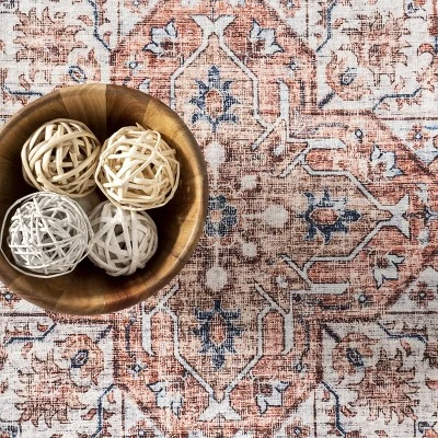 NuLOOM Ama Persian Stain-Resistant Machine Washable Area Rug 5 NuLOOM Ama Persian Stain-Resistant Machine Washable Area Rug - Image 5