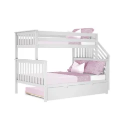 Max & Lily Twin Over Full Staircase Bunk Bed With Trundle -Home Decoration Store GUEST 4404a6ad 136c 4651 8c26 627653dea4bb