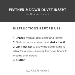 Feather & Down Duvet Comforter Insert | BOKSER Home 14 Feather & Down Duvet Comforter Insert | BOKSER Home -Home Decoration Store GUEST 46430dda 9888 4c9e b795 f79421b31709