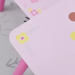 Qaba 3-Piece Kids Wooden Table And Chair Set With Crown Pattern Gift For Girls Toddlers Arts Reading Writing Age 2-4 Years Pink 7 Qaba 3-Piece Kids Wooden Table And Chair Set With Crown Pattern Gift For Girls Toddlers Arts Reading Writing Age 2-4 Years Pink -Home Decoration Store GUEST 4652ec1a f121 41de 8bb8 d8f9bca85811