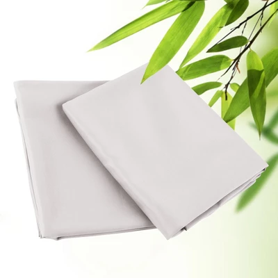 PiccoCasa Luxury Viscose From Bamboo Free Cooling With Zipper Closure Pillowcases 2 Pcs 4 PiccoCasa Luxury Viscose From Bamboo Free Cooling With Zipper Closure Pillowcases 2 Pcs - Image 4