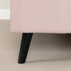 Maliza Upholstered Complete Platform Bed Pale Pink - South Shore -Home Decoration Store GUEST 46aee8c1 9832 4f0f 84d3 9a0fc719781b