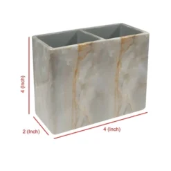 Stone Hedge Resin Decorative Toothbrush Holder - Nu Steel -Home Decoration Store GUEST 46bbbe5c e30c 41bf a606 ef37fb695b58