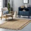 NuLOOM Tera Petals Braided Jute Area Rug