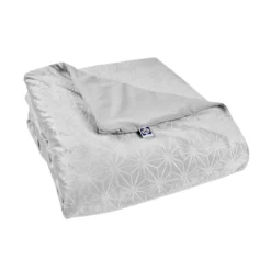 48"x72" Clean Comfort 20lbs Weighted Blanket With Removable Cover Gray - Sealy -Home Decoration Store GUEST 4748f563 036b 4ab3 8bfa 460cfa3a35be