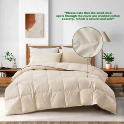 Peace Nest All Season 100% Organic Cotton Down Duvet Insert Medium Warmth Comforter -Home Decoration Store GUEST 47945382 b8a0 43ce 9f98 c76a7a38dcb3