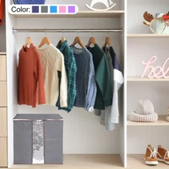 Unique Bargains Storage Bag Comforters Bags Foldable Containers With Handle & Zipper -Home Decoration Store GUEST 48637f93 901e 4159 bc09 ac02abf69b61