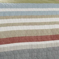 Gray Stripe Salmon Ladder Quilt Set - Eddie Bauer® -Home Decoration Store GUEST 48862834 69c3 4037 a7ec 13e6ffd37812