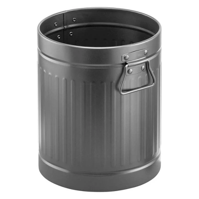MDesign Metal Trash Can Wastebasket, Garbage Container Bin, Handles 10 MDesign Metal Trash Can Wastebasket, Garbage Container Bin, Handles - Image 10