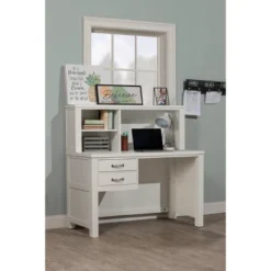 Kids' Highlands Desk With Hutch White - Hillsdale Furniture -Home Decoration Store GUEST 4a3d3ef3 02e4 46b6 8836 705c473719ef