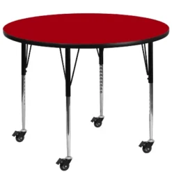 Flash Furniture Mobile 48'' Round Thermal Laminate Activity Table - Standard Height Adjustable Legs 5 Flash Furniture Mobile 48'' Round Thermal Laminate Activity Table - Standard Height Adjustable Legs -Home Decoration Store GUEST 4a9286e9 8dcc 4deb 853a 588e04322fab