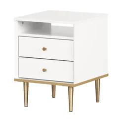 Dylane 2-Drawer Nightstand Navy - South Shore -Home Decoration Store GUEST 4b5fcf0d 6b1c 4f56 8464 a1b577079195