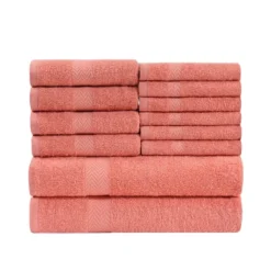 Absorbent Eco-Friendly Cotton Assorted 12-Piece Bath, Hand, Face Towel Set By Blue Nile Mills 24 Absorbent Eco-Friendly Cotton Assorted 12-Piece Bath, Hand, Face Towel Set By Blue Nile Mills -Home Decoration Store GUEST 4b795977 c143 4bff 8693 e78b41aead51